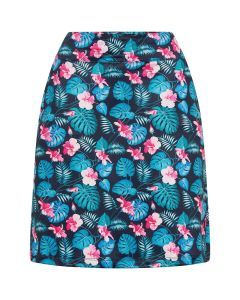 Sporte Leisure Hawaiian Aloha Printed Skort Skirt in French Navy