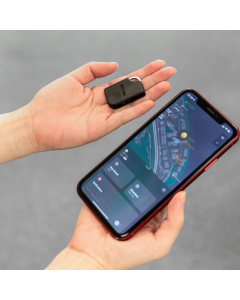 Skytag Smart Bluetooth GPS Tracker w/ Apple Find My Compatibility – Rechargeable, Waterproof, Black