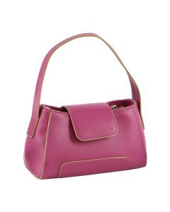 Milleni Mini Fashion Handbag Tote Bag in Magenta