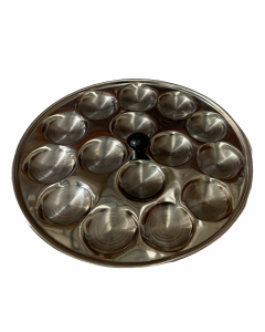 Vietnamese Large Aluminium Bang Beo Pan (15 Cavity) - Rice Cake Mould