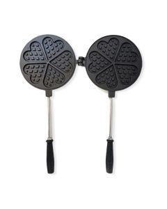 Non-Stick Cast Aluminium Waffle Maker Snacks Pancake Cake Breakfast Making