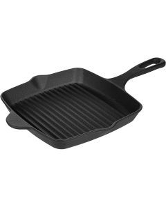 XL Heavy Duty Cast Iron Square Griddle Pan Cooking Frying Skillet Pan