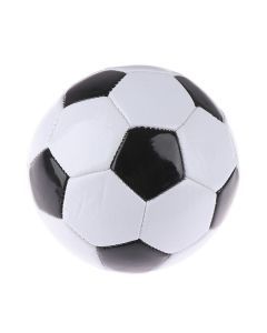 Classic Soccer Ball Football Training Standard Size 5 - Black/White