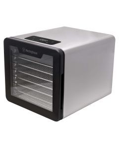 Westinghouse 600W Dehydrator w Stainless Steel Trays - Silver/Black - WHDH01SK
