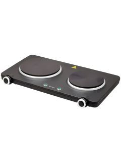 Westinghouse Dual Electric Hot Plate Easy Operation Cast Iron Plate (WHEHP02K)