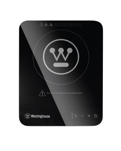 Westinghouse Tablet Style Induction Electric Cooktop 2000W Super Slim Single - Black (WHIC03K)