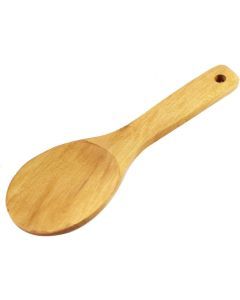 26cm Wooden Spoon Straight Handle Rice Spoon Wood