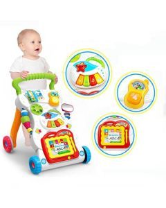 First Step Walker Baby Push Toddler Toys Activity Centre Music Kids Balance