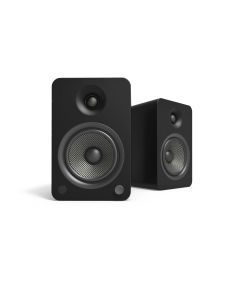 Kanto YU6 200W Powered Bookshelf Speakers with Bluetooth and Phono Preamp - Pair, Matte Black