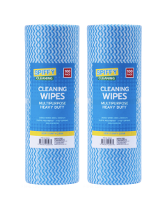 2 x Spiffy Cleaning Wipes Multipurpose 100pk