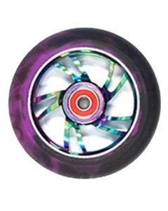 Scooter Wheel Alloy 110mm with Abec 9 Bearing Metal Heat