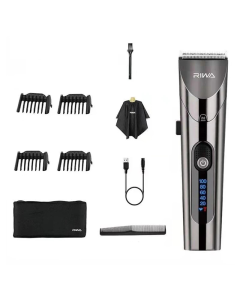 Electric Hair Clipper Variable Speed Barber Trimmer Grey