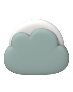 Kreafunk Kids Cloudy Lamp - Dusty Green