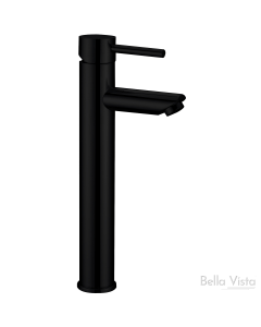 Bella Vista BM02-R-TALL BLK 'Raco' Round Tall Basin Mixer