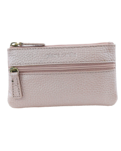 Pierre Cardin Womens Genuine Leather RFID Coin Purse Wallet - Pearl