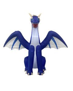 Giant Inflatable Dragon with LEDs for Halloween