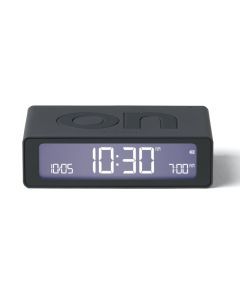 Lexon Flip Mini Reversible Alarm Clock - Grey