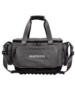 Shimano Large Fishing Tackle Bag with 2 Tackle Boxes & Multiple Storage Pockets