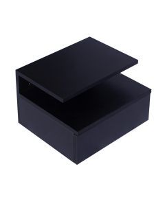 Levede 2x Bedside Tables Side Table LED Wall Mounted Cabinet Floating Nightstand