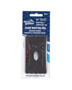 Size 8 Jarvis Walker Sand Whiting Running Sinker Rig with 14g Bean Sinker