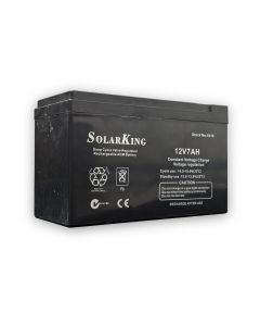 SolarKing 12V7AH Deep Cycle Valve Regulated Rechargeable AGM Battery