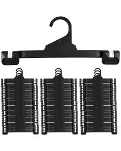 300x 310mm Heavy Duty Clip Hangers Bulk Pack For Pants/Skirts/Shorts/Dress (R31)