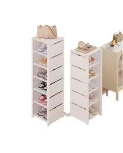 Step up your shoe storage with this space-saving tall rack