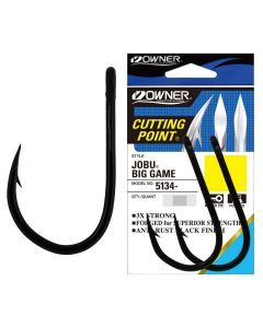 1 Packet of Owner 5134 Jobu Big Game Fishing Hooks