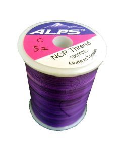 Alps 100yds of Purple Rod Wrapping Thread - Size C (0.2mm) Rod Binding Cotton