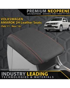 Volkswagen Amarok 2H (Leather Seats) Premium Neoprene Console Lid (Available)