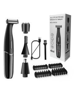Precision Body And Intimate Area Shaver USB C Rechargeable Wet & Dry Black