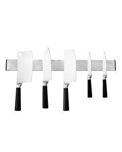 Toque Knife Holder Block Magnetic Wall Mounted Tools Rack Stainless-Steel 40cm