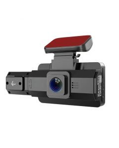 2K 1440P WiFi Dual Lens Dash Cam with Night Vision Black