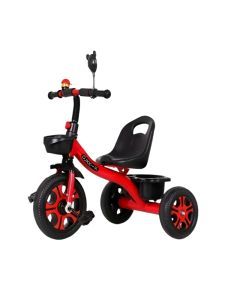 Youngsters Tricycle Push Handle Stainless Steel Frame