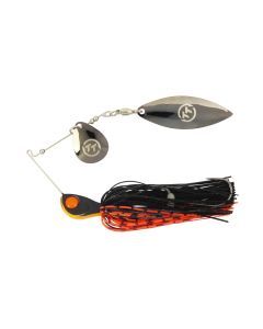 TT Lures 5/8oz Vortex+ Spinnerbait Fishing Lure - ORANGE NIGHTMARE