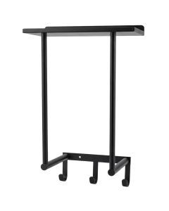 Levede Wall Mounted Towel Rack Towel Holder 3 Hooks Bathroom Towel Storage