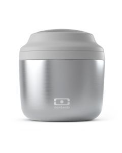 Monbento Mb Element Isolated Bento Box - Metallic Silver