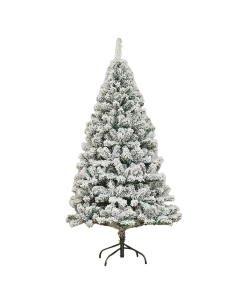High-End 180cm Christmas White Simulation Artificial Snow Cedar Tree with 600 Branches