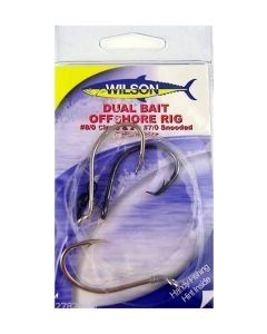 Wilson Live Dual Bait Offshore Rig - 8/0 Circle & 2 X 7/0 Snooded Paternoster