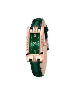 Green Women’s Quartz Watch Jewelry Gift Set