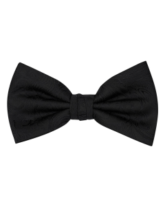 Formalaties Premium Tapestry Black Bow Tie (Floral Paisley)