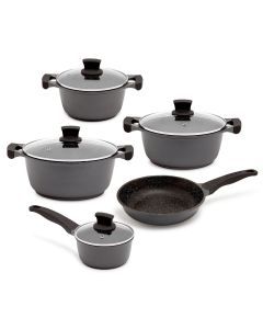 Westinghouse 5 Piece Aluminium Non-Stick Pot & Pan Set (WH5P02AL)