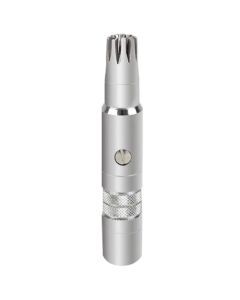 Smooth And Clean Stainless Steel Manual Nose Hair Trimmer for Men Silver