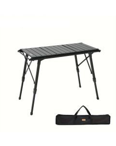 Portable Aluminum Camping Table Adjustable Height