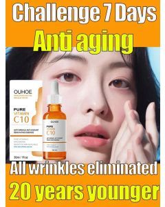 Wrinkle Remover Face Serum - Lifting, Firming, Anti-Aging Essence with Vitamin C