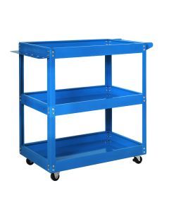 Traderight Tool Cart Trolley Toolbox Workshop Garage Storage Organizer Steel BL