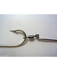 Mustad Pre-Rigged Deluxe Swivel Gang Hooks 4/0 X 3 Sets