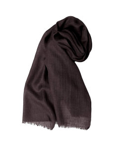 Dents Womens 100% Pure Wool Woven Scarf - Black