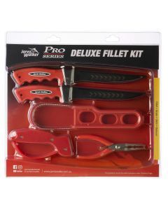 Jarvis Walker Deluxe Filleting Tool Kit-2 x Knives,Scaler,Pliers and Sharpener