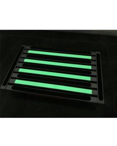 Illuminating extra large platform portable folding step